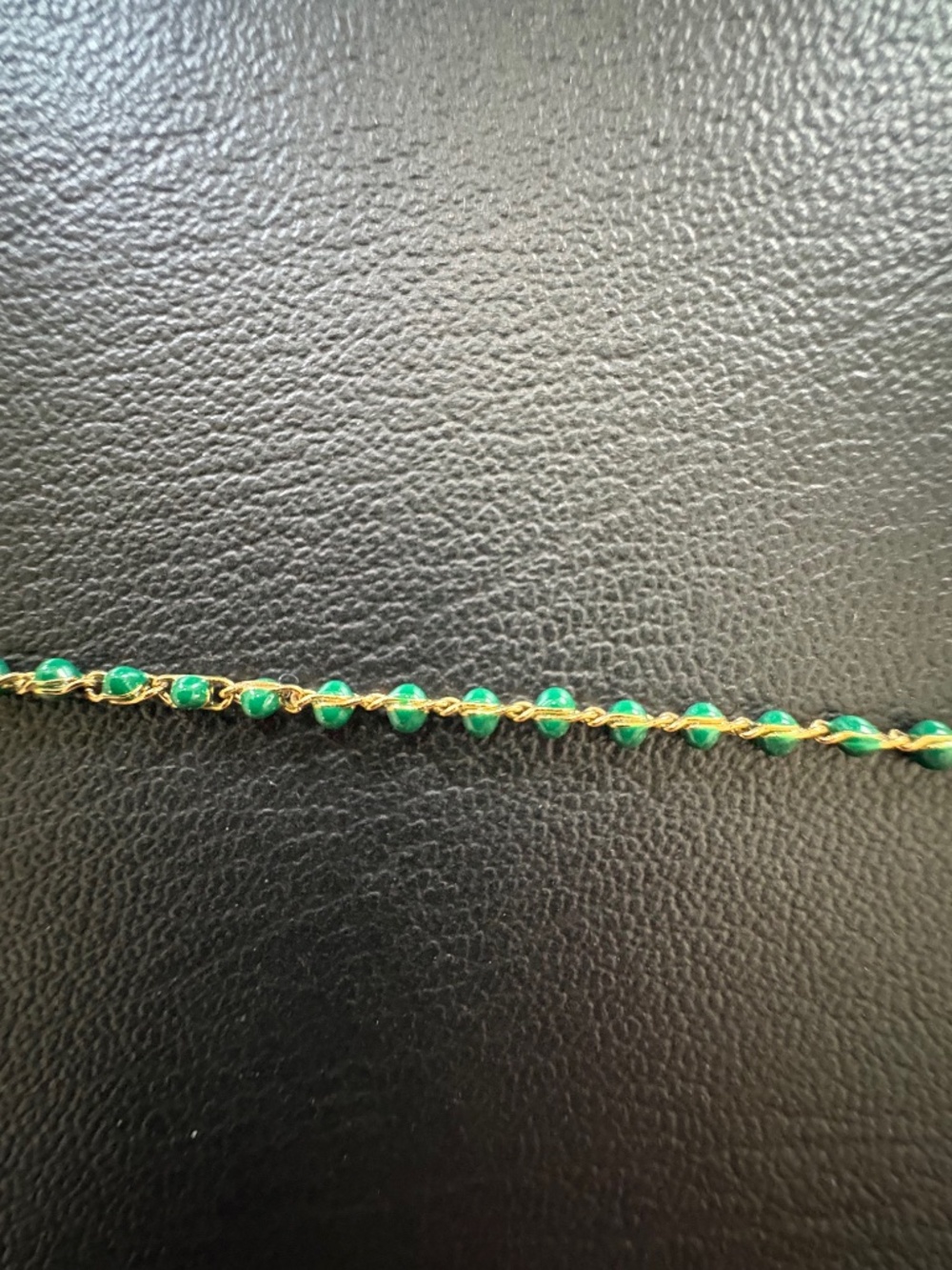 Green Beaded Choker- Atolea - Picture 3 of 3